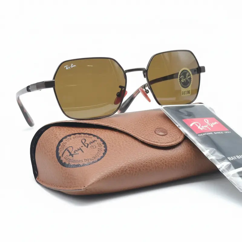 Lunette Ray-Ban brown red