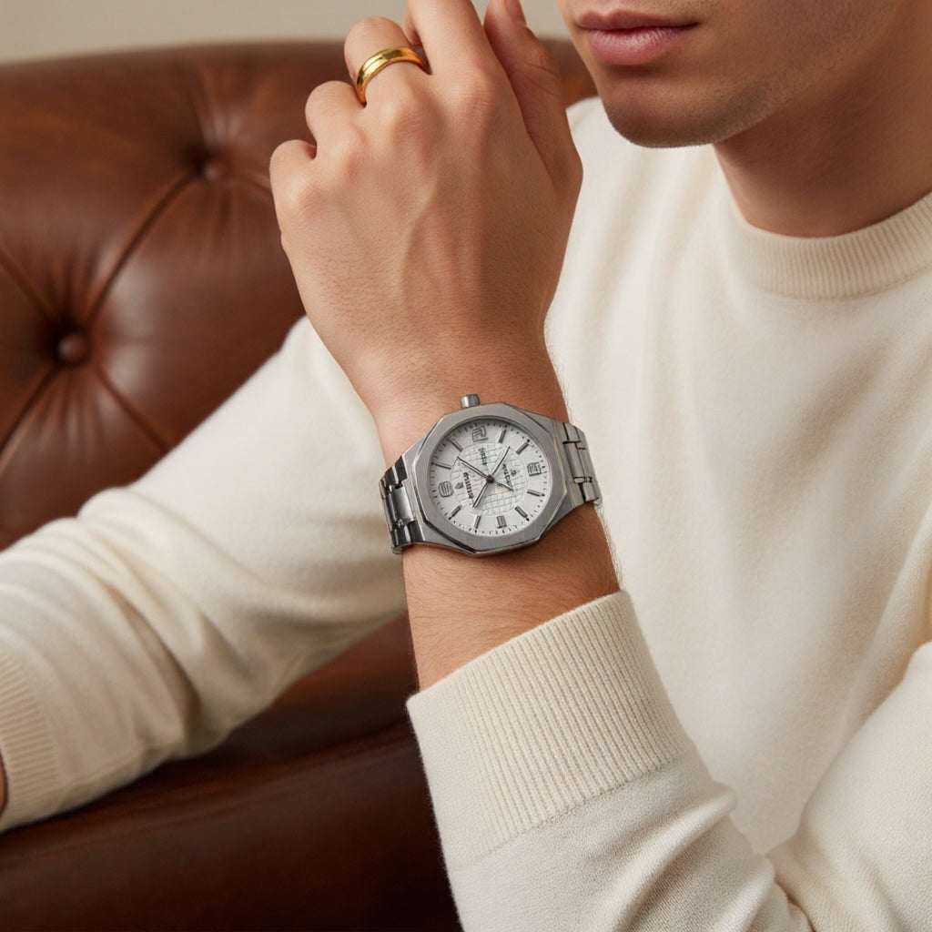 Audemars Piguet Royal Oak Montre Homme – Acier Inoxydable Argent