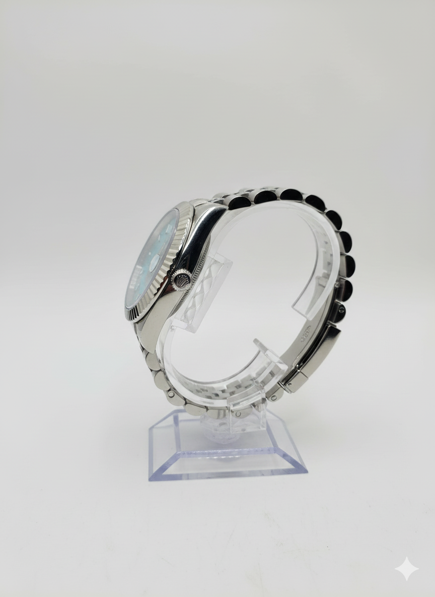 Rolex Sky-Dweller Luxury Watch - Turquoise Blue Dial with Jubilee Bracelet